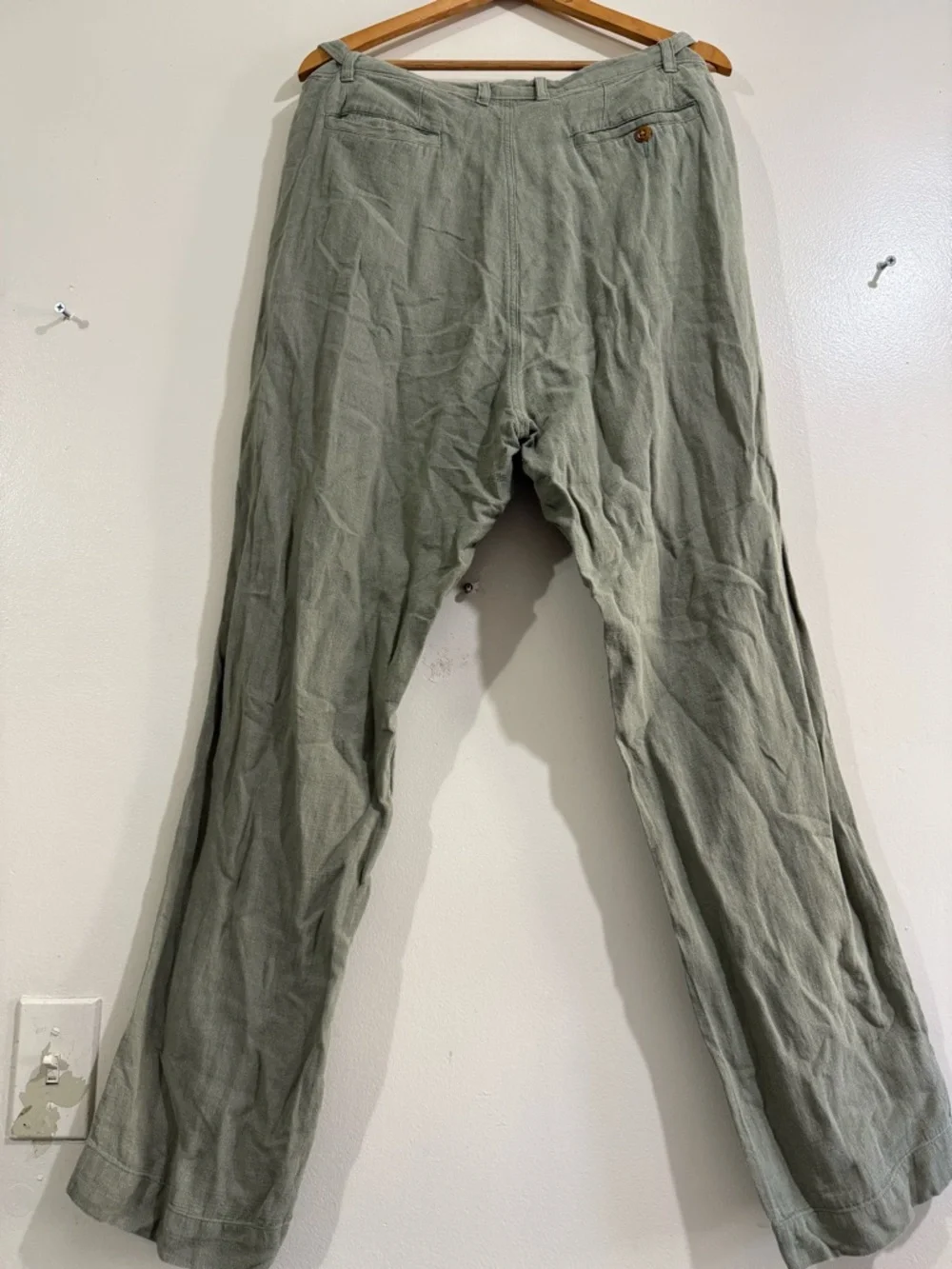 Corridor Men’s Light Sage Chinos with Button Waistband